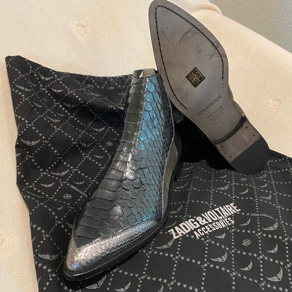 Zadig & Voltaire Python Ankle Bootie - image 3